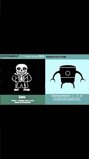 Sans vs Omnidroid #kronos #undertale #incredibles #kys #fyp