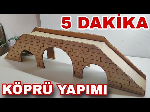 KARTONDAN KÖPRÜ YAPIMI / CARDBOARD BRİDGE/ TEKNOLOJİ TASARIM/ MÜHENDİSLİK TASARIM