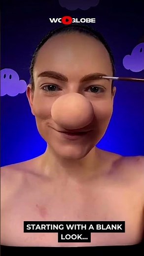 Mario Make Up Transformation: Body Artist Becomes Mario! || WooGlobe