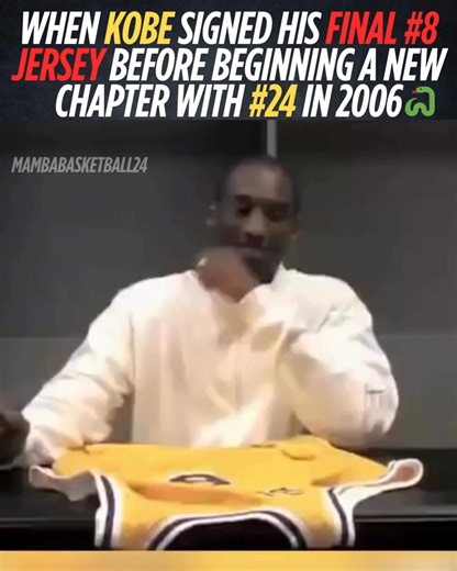132K views · 8.3K reactions | When Kobe signed his final #8 jersey...