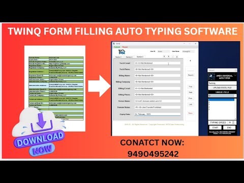 Form Filling Auto Typing Software