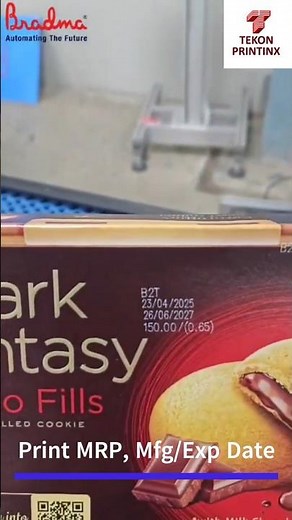 CO2 Laser Machine for Batch Coding - Conveyor Integrated Laser Coding System - Print MRP, Mfg. Date