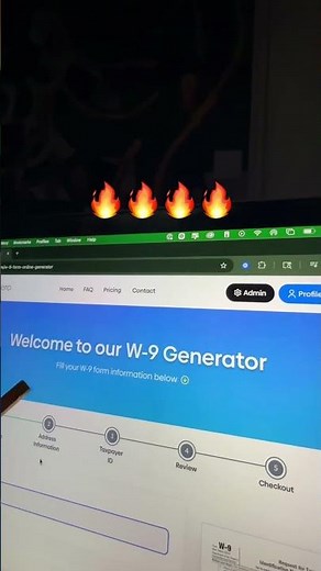 W9 form explained - this generator walked me through the Schedule C fields and made the process of