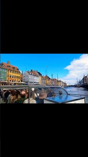 Copenhagen Boat Ride 🚤 | Secrets Behind Nyhavn’s Colorful Houses #Copenhagen #Nyhavn #denmark