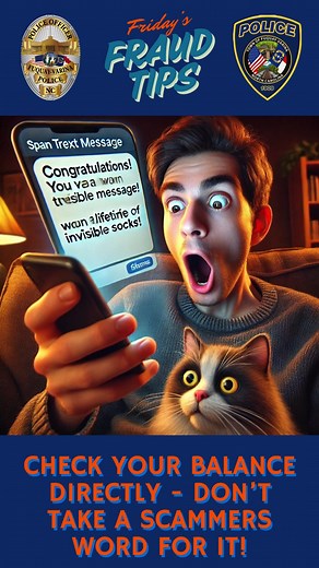 Do you have a cell phone? 📱 Do you get annoying spam texts? It’s 2025—of course you do. Lately, we’ve heard from many of you about sketchy texts claiming to be from NC Quick Pass about “outstanding balances.” We get it—these messages can be annoying, confusing, and even a little scary. But don’t fall for the trap! | Fuquay-Varina Police Department