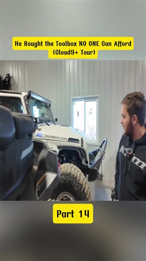 He Bought the Toolbox NO ONE Can Afford (Cloud9 Tour) #toolboxtour #toolsetup #garageorganization #part14