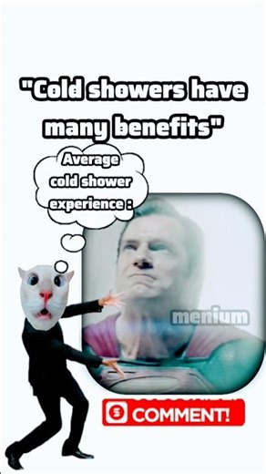 cold showers #humor #memes #random #viral #shortvideo