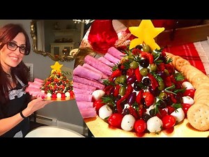 Christmas Tree Cheeseball ! Anti Pasta Italian Style 🎄🇮🇹