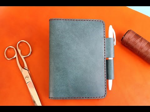 Leather Journal Planner Pattern, Leather A6 Notebook Cover /A4 and Us Letter PDF/ SVG / DXF Pattern