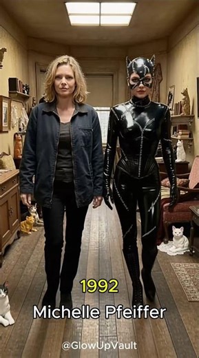Catwoman Then vs Now(1966-2022) #hollywood #thenandnow #catwoman #michellepfeiffer