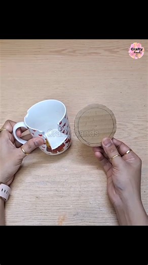 250K views · 3.6K reactions | Once a cup, now a dreamscape – a magical house at the top of mossy stairs | Crafty hands | Facebook