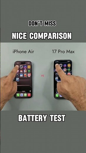 The future is here. iPhone 17 Pro vs the new Air· Present vs. Future.The ultimate iPhone speed test