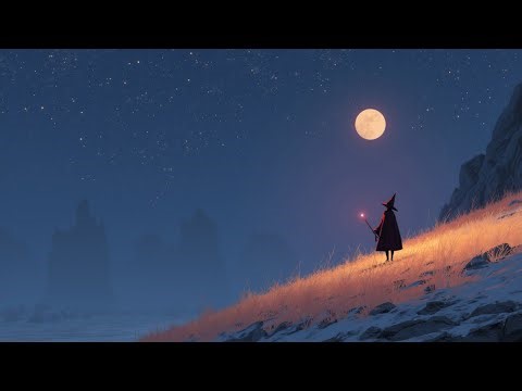 Relaxing Halloween Music for Deep Sleep ~ Calm Spooky Ambient Sounds & Stress Relief