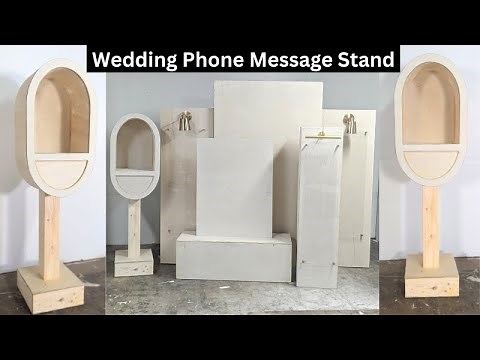 Wedding Guest Phone Message Stand