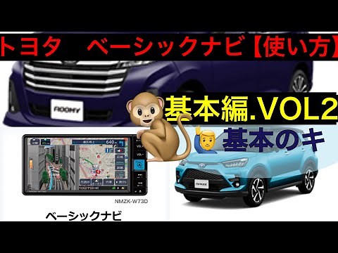How to use Toyota Basic Navigation [Check it out after you buy it👀] Basics Vol. 2