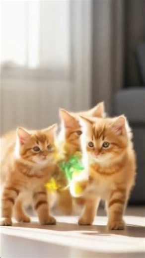 🐾 Cute Kittens Playing with Toys 🎾