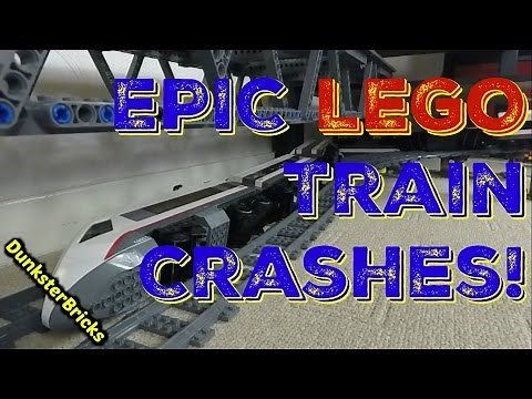 Epic LEGO Train Crashes!
