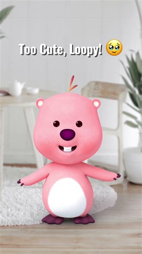 루피야~~~ Too Cute, Loopy! 🥹 #funny #잔망루피 #zanmangloopy #cute