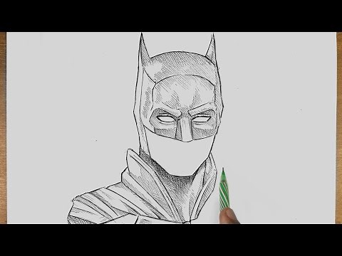 THE BATMAN : Drawing Bruce Wayne/Batman (Robert Pattinson)