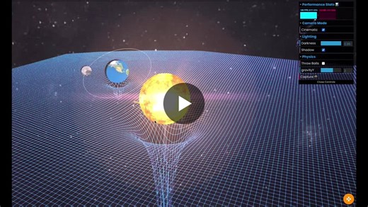 Spacetime in Your Browser: A General Relativity Sandbox Built with BabylonJS | WebGL / WebGPU