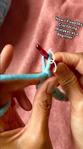 Fix Uneven Crochet Tension in less than 1 minute. #crochethelp #crafttips #shorts #beginnersstitch