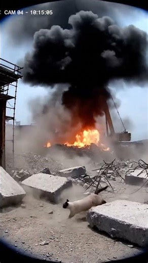 Cat narrowly survives a horrific accident