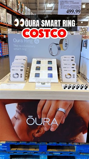 Costco just stocked the Oura Ring 4 for $499.99, available in gold or silver, and it’s the sleekest way to track your health. Sleep, fitness, and recovery insights packed into a stylish ring—share with a friend who loves wearable tech! #costcofinds #costcowonders #costcoinfluencer #costco #ouraring #wearabletech #costcotech #wellnesstracker #costcodeals #fitnessgoals | Costco Wonders