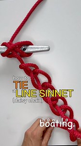 1.5K views | How to TIE a LINE SINNET: To make your dock lines pretty and organized (mixed in with a little magic trick at the end), this is what you can do!The line sinnet will break down your line into 1/4 of the length. So if you have 20 feet of line laying on the dock, you’ll tie this so you only have 5 feet.#howtoboating #howto #boating #boat #yachting #yacht #dock #lines #rope #captain #knots | How to boating | Facebook