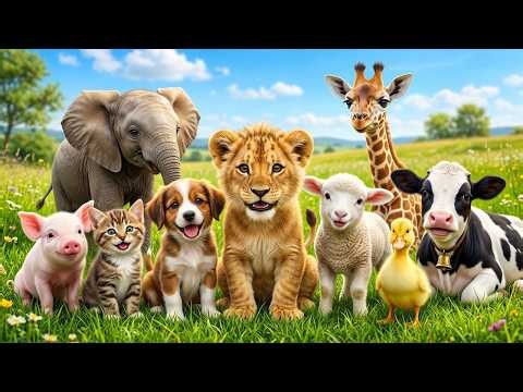 Cute Animal Sounds for Kids | Baby Calf & Dairy Cow Sounds 🐮 | Real Animal Sounds for Toddlers
