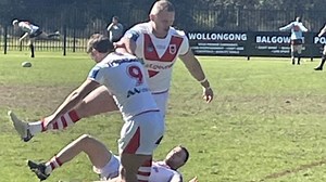George Burgess leaves Wollongong Court following road rage confession