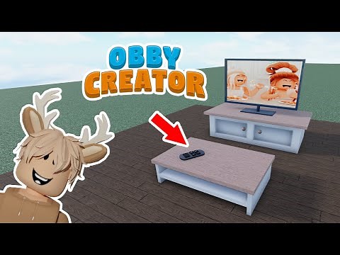 Obby Creator Tutorial 2 / How to build a TV that works with a remote control ?