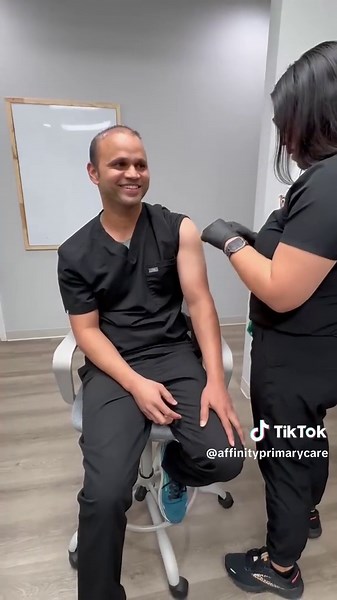Flu season is here, and we're ready! 💉 We got our flu shots, now it's your turn! Visit us at Affinity Primary Care for quick and easy flu vaccinations. Protect yourself and your loved ones—come see us today! 💪 #FluShotReady #AffinityPrimaryCare #StayHealthy #doctorsofficehumor #fyp #doctorsoffice