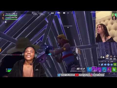 IShowSpeed Plays Fortnite With Aaliyah And Gets Their First Win Together *Full Stream*