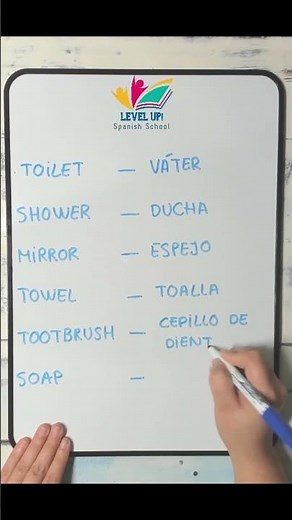 Bathroom Vocabulary in Spanish 🛁🪥