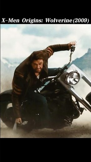 X-Men Origins: Wolverine (2009) | Motorcycle Rampage – Claws vs Convoy 🚁🔥