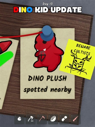 Dino Kid Update #roblox #99nightintheforest