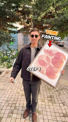 I Hacked My Temu Painting | paint
