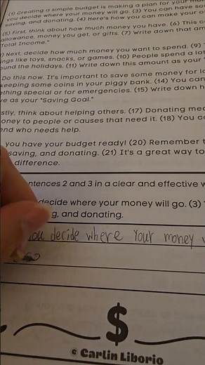 Revising & Editing Workbook - a look inside!