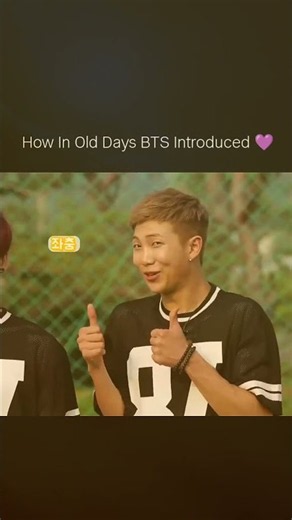 How BTS introduced themselves in their old days🥹💜#btsarmy #bts #bethespot #BTS #BangtanBoys #BTSArmy