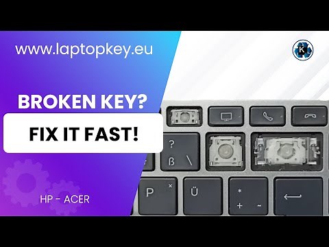 Broken HP Laptop Key? Repair & Install 440 445 450 455 470 745 840 846 G5 G6 FAST DIY Tutorial!