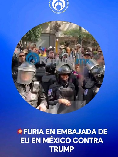 'Asquerosos': indignación en la embajada de EU en México 💥. Sigue el enojo y las protestas contra Trump por detención de Maduro. 📹 Ulises Soriano. #tiktokmehizover #tiktokmehizover #Trump #venezuela