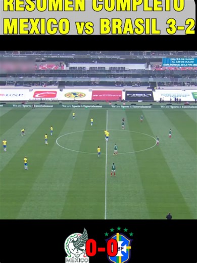 Mexico vs Brasil 3-2 juego de leyendas, resumen COMPLETO hoy #seleccionmexicana vs #brasil #resumen #juegodeleyendas #fyp #ronaldinho