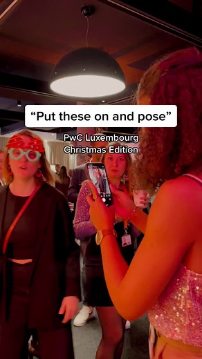 Here’s a sneak peak of our 2022 Christmas Market Party 😎 #puttheseonandpose #christmas #christmasmarket #pwc #pwcluxembourg #corporatelife #officelife #party