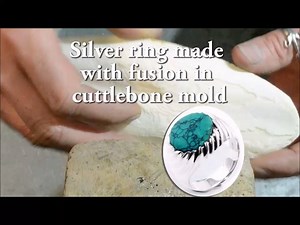 Using a casting mold, made with cuttlefish bone, is an ancient process, you can make crude copies of small objects, nowadays there are technologies that allow much more accurate copies, the advantages of using this technique are: it's cheap, simple to be implemented, immediate,no particular equipment is required. by Scaffoal | I Love Jewelry