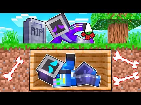 TeeVee was BURIED ALIVE in Minecraft!