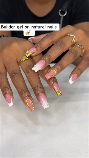Builder Gel Nail Designs for Natural Nails
