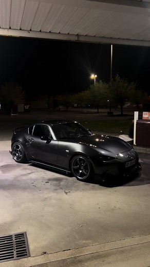 Night Time Mazda MX5 ND Roadster Stanced Car Collection