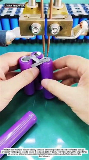 How Lithium Battery Cells Are Professionally Connected | Amazing Battery Pack Assembly
