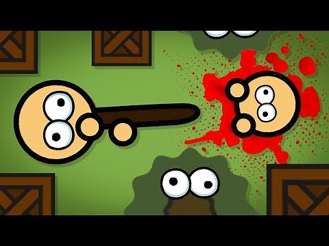 THE BEST 2D Battle Royale Game?! - SURVIV.IO