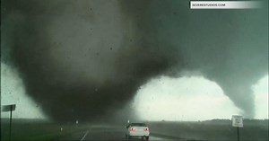 Close-Up View Of Pilger Tornado